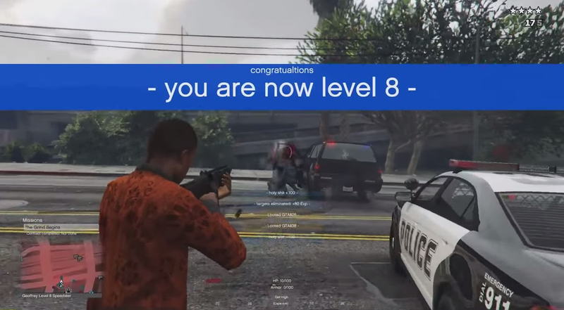Illustration for article titled Este mod quiere convertir GTA V en un RPG, y es una idea genial